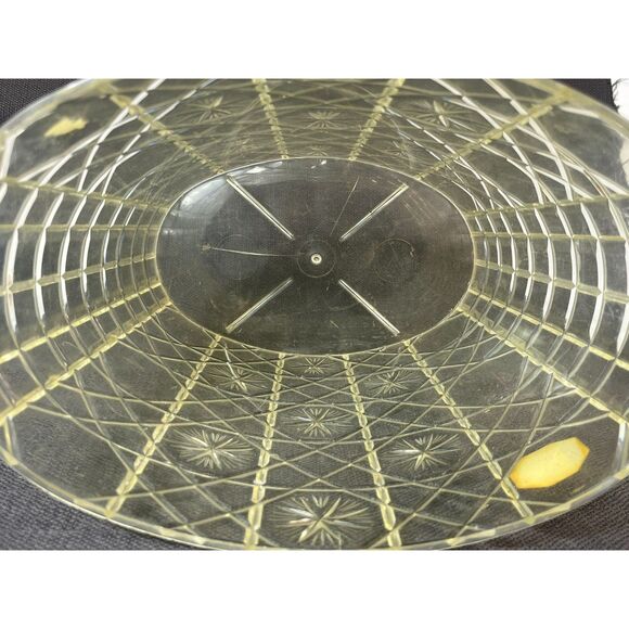 Vintage Aladdinware "Cut Crystal" Lucite Waste Basket MCM Mid Century - Picture 4 of 6